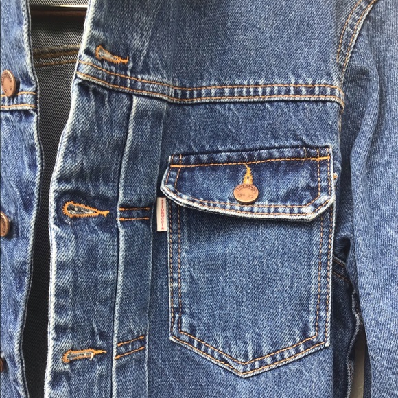 Fiorucci Berty denim jacket with angels iconic patch - Picture 9 of 16